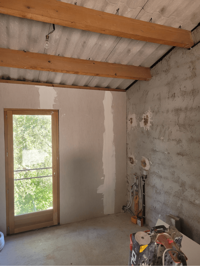 Rénovation de garage - Pendant