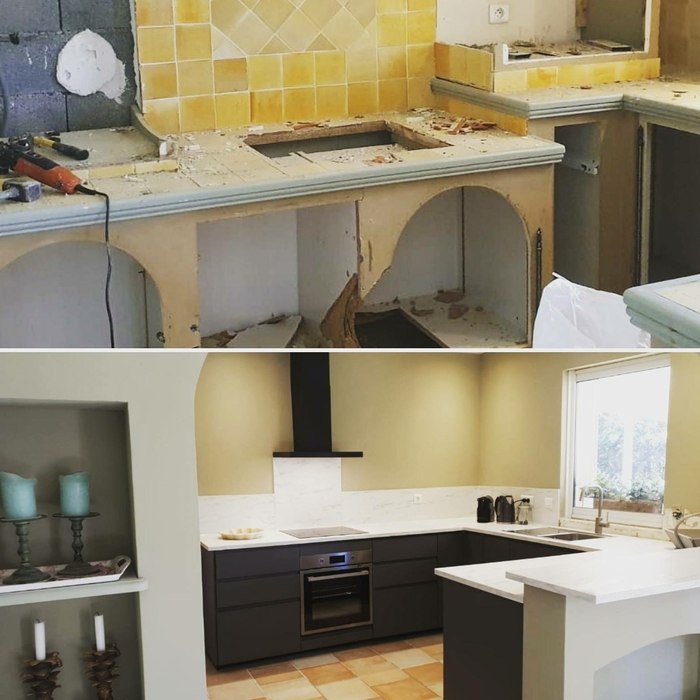 Rénovation cuisine à Sainte Maxime