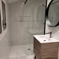 Salle de bain à Sainte Maxime, Lorgues et Grimaud