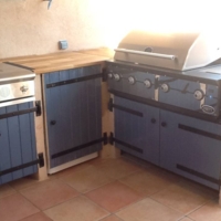 Cuisine extérieure à Sainte Maxime